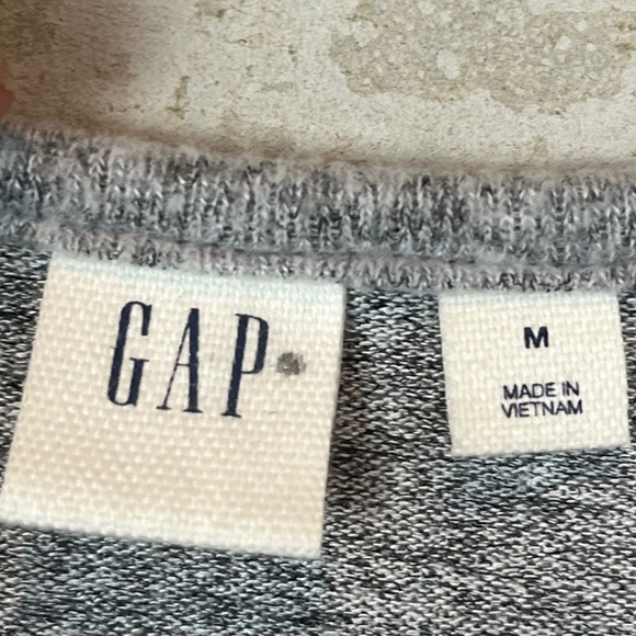 GAP Soft and Cozy Gray Dress with Side Tie Medium - Picture 3 of 13